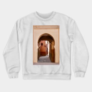 Alley in Marrakech, Morocco Crewneck Sweatshirt